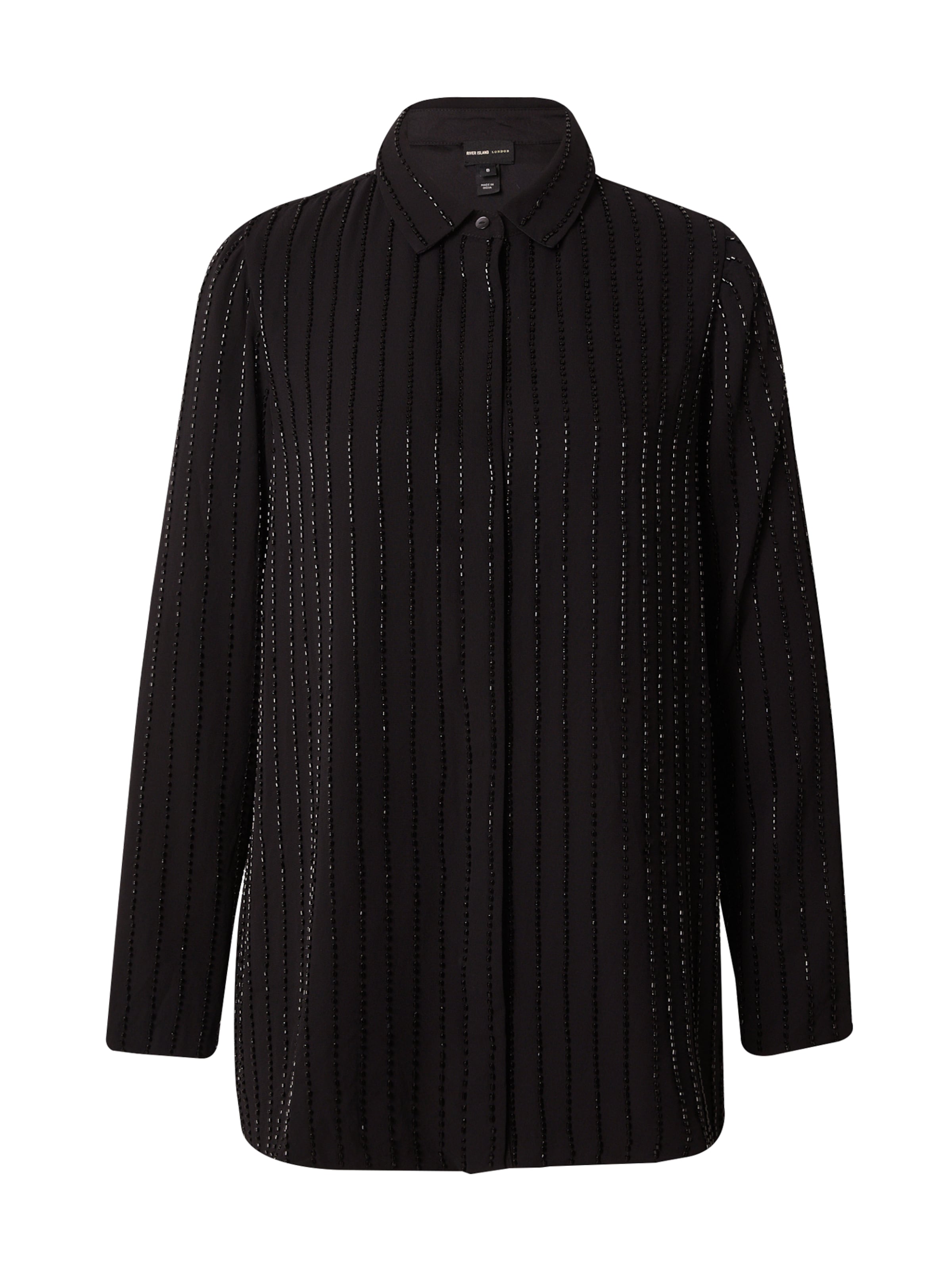 River Island Bluse in Schwarz: Vorderseite