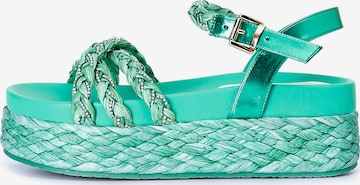 Sandales CAFè NOIR en bleu : devant