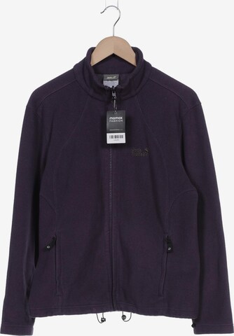 JACK WOLFSKIN Sweatshirt & Zip-Up Hoodie in XXXL in Purple: front