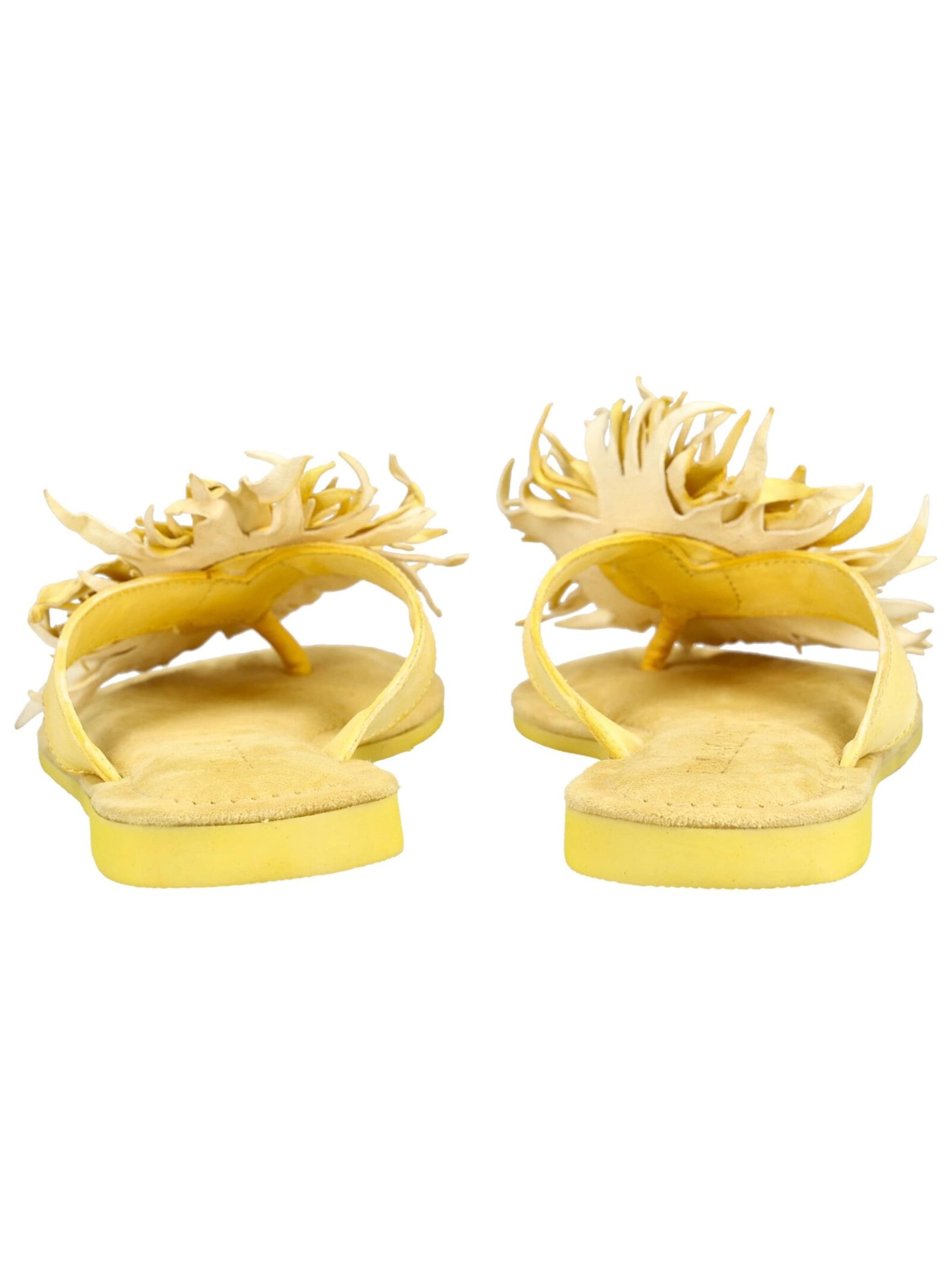 LAZAMANI Mules in Yellow