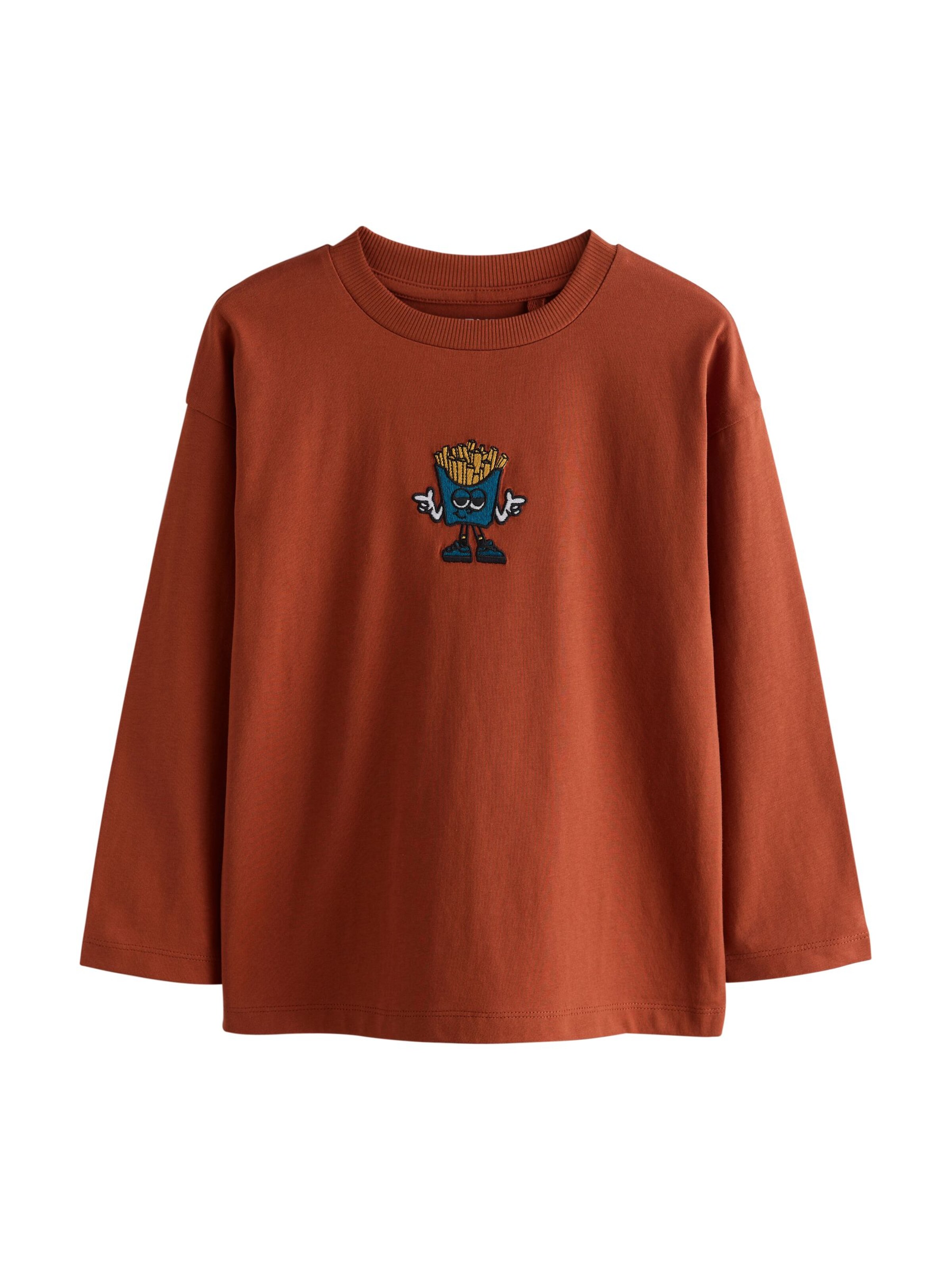 Next - Camiseta en naranja: frente
