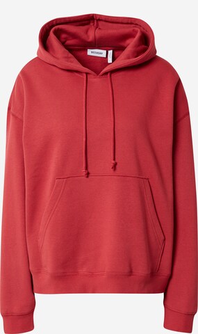 WEEKDAY Sweatshirt in Rood: voorkant