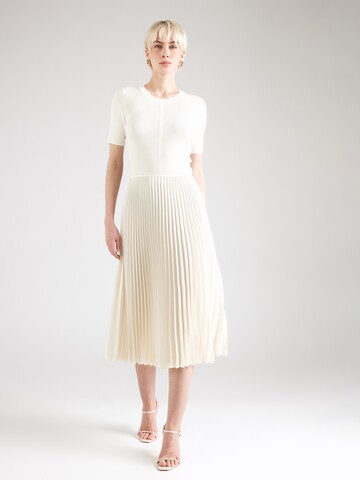 BOSS Knit dress 'Fadridi' in White: front