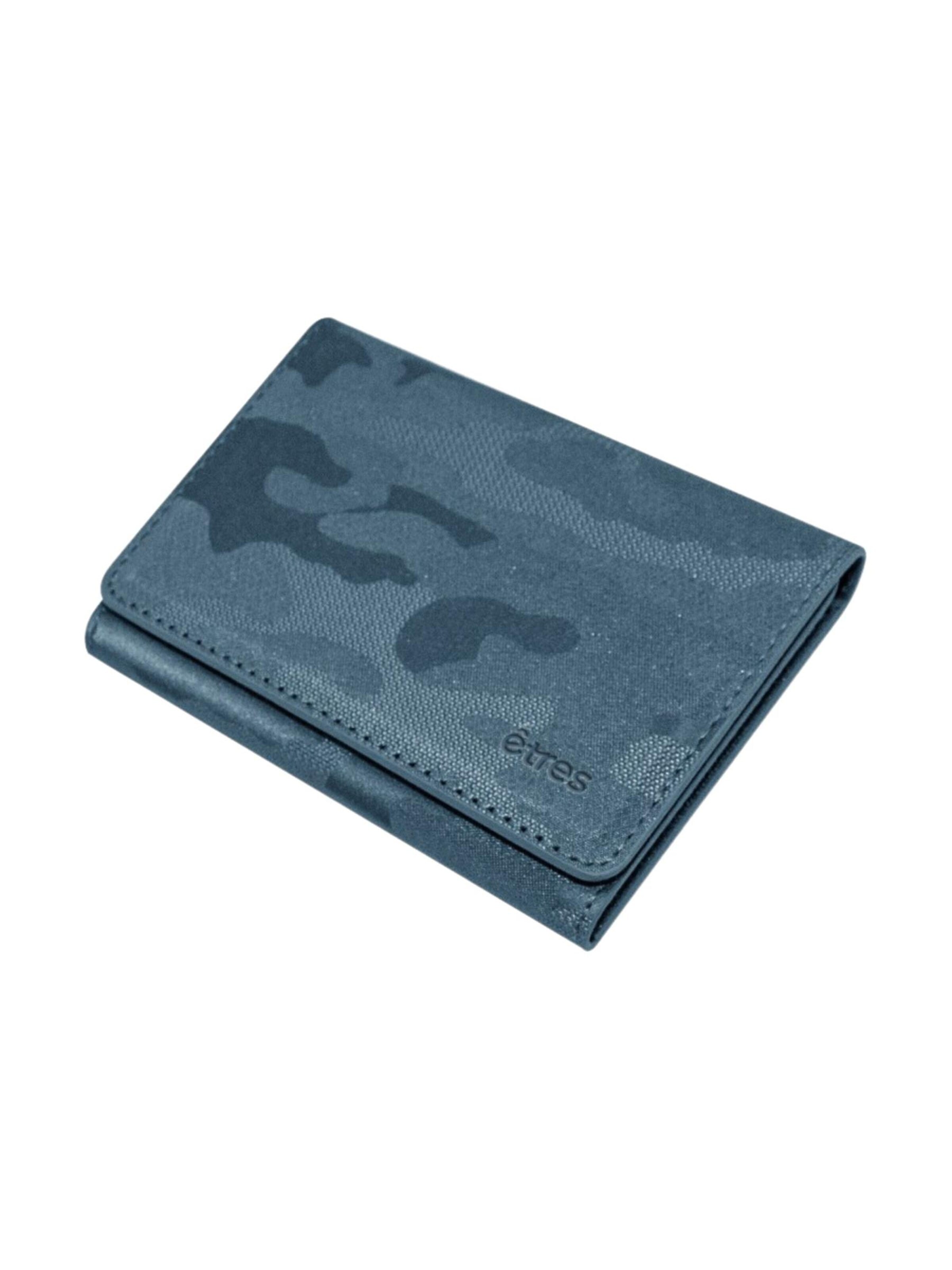 Techmade Wallet 'Etres Smart Wallet - Flach • Camo' in Blue: front