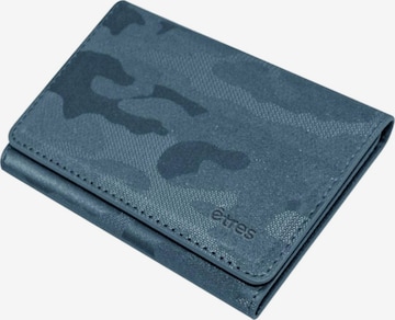 Techmade Wallet 'Etres Smart Wallet - Flach • Camo' in Blue: front