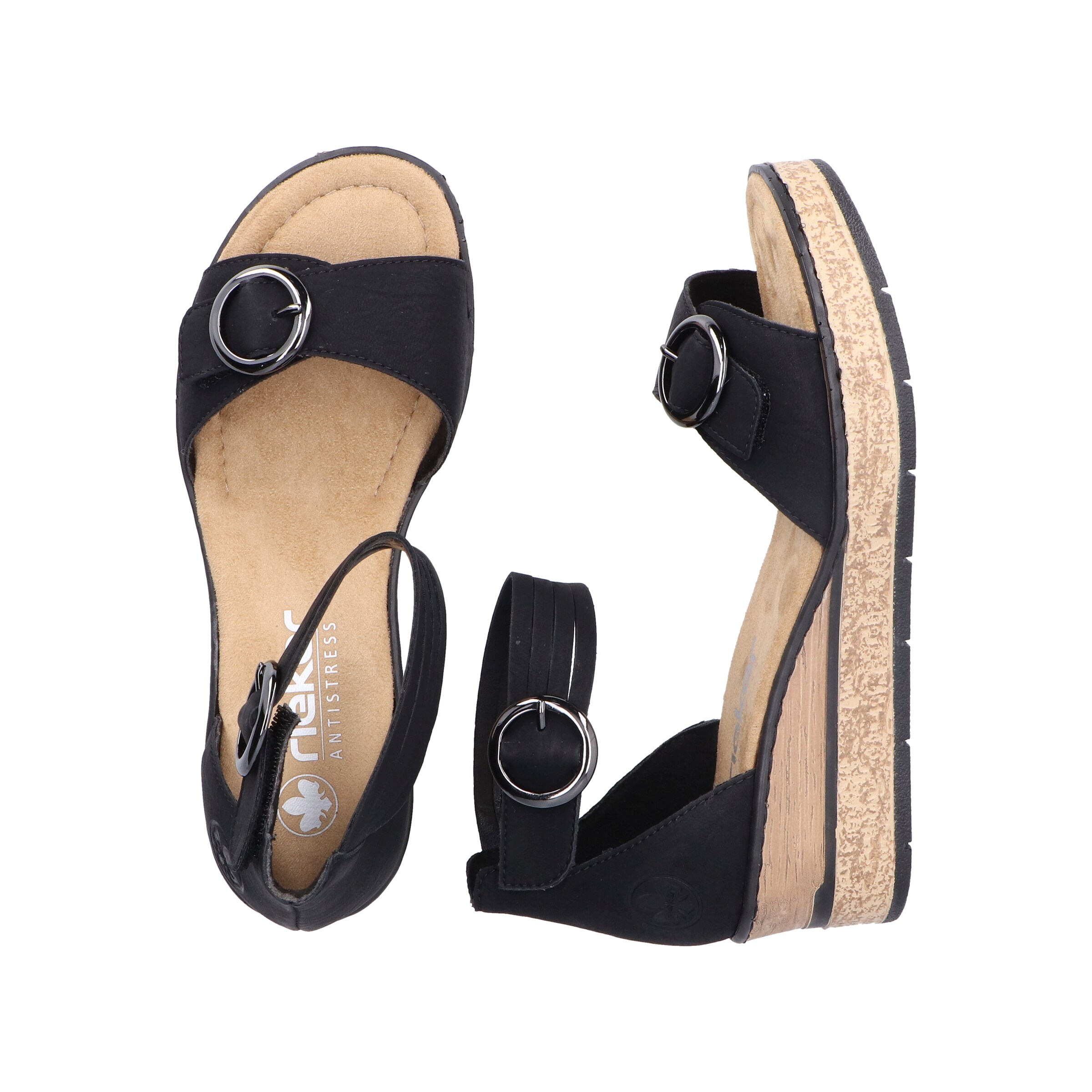 Sandales Rieker en noir