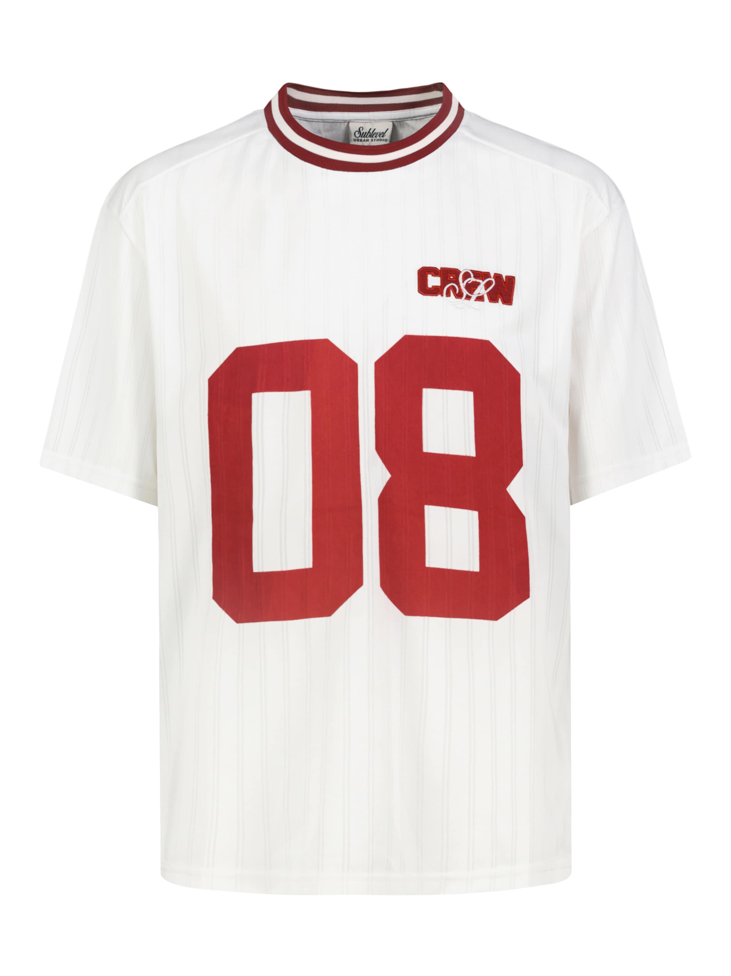 Sublevel Shirt in L in Blood red / White, Item view