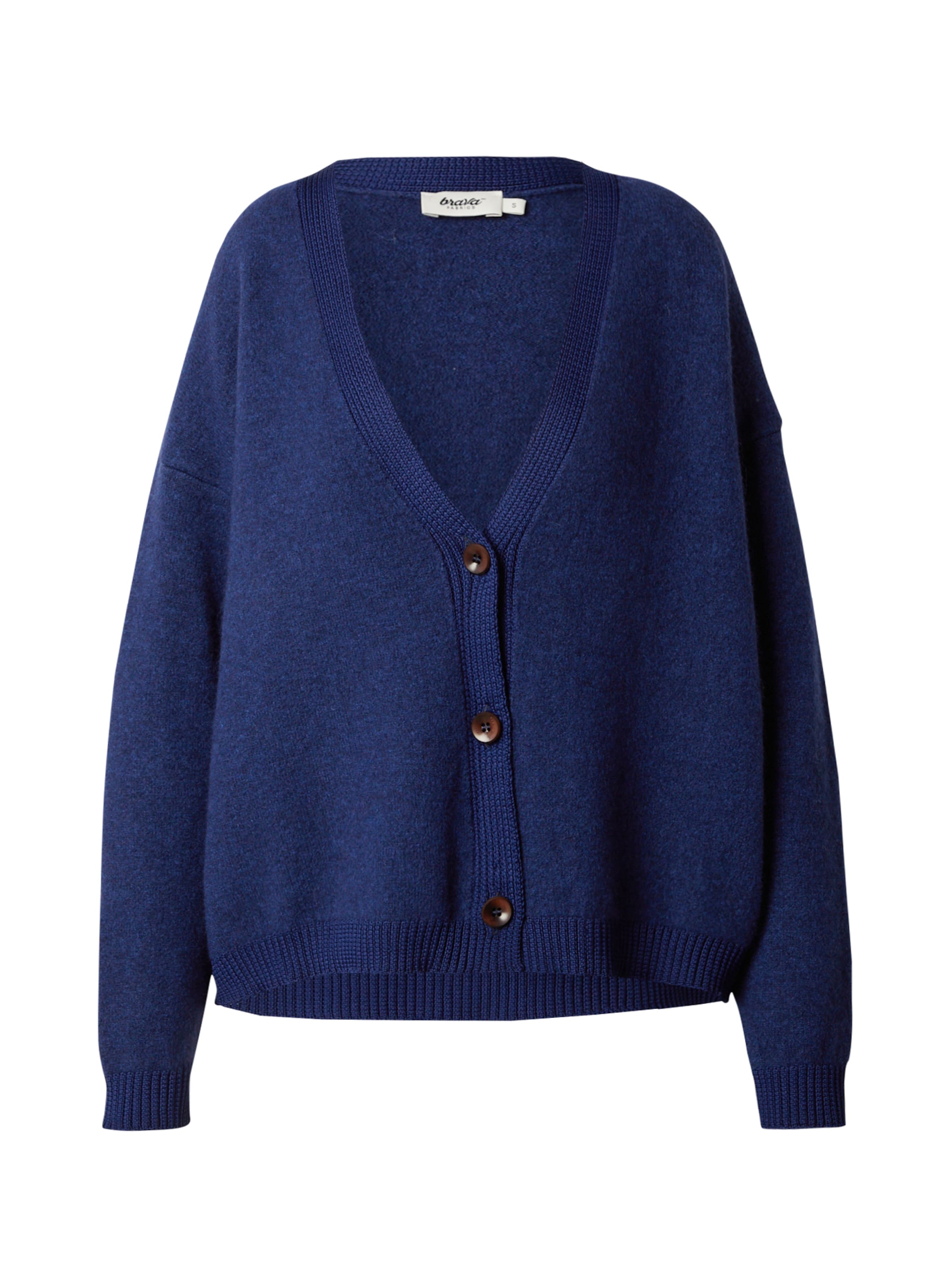 Brava Fabrics Kardigán - Modrá: predná strana