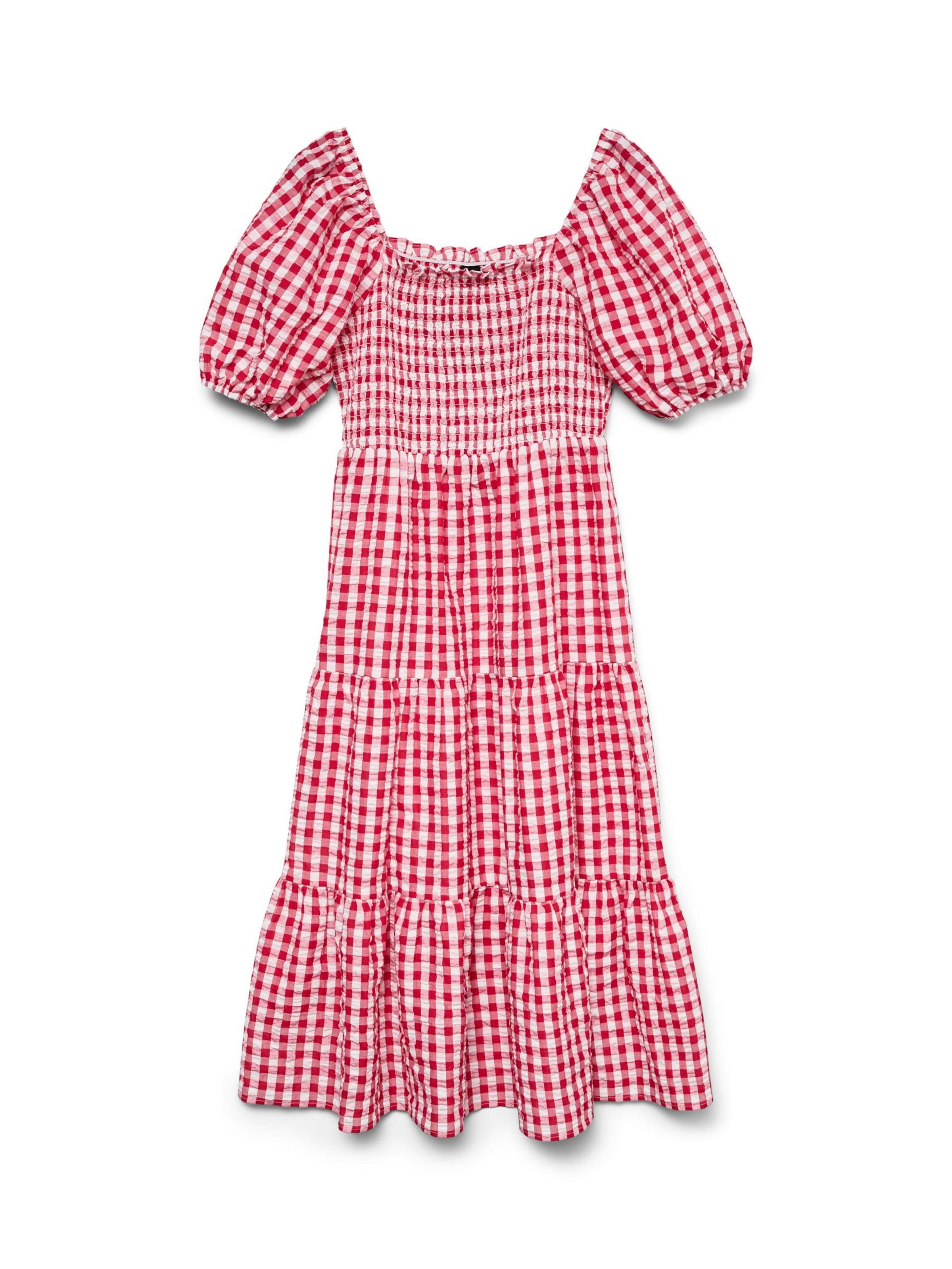 Robe 'VMCarrie' VERO MODA en rouge : devant