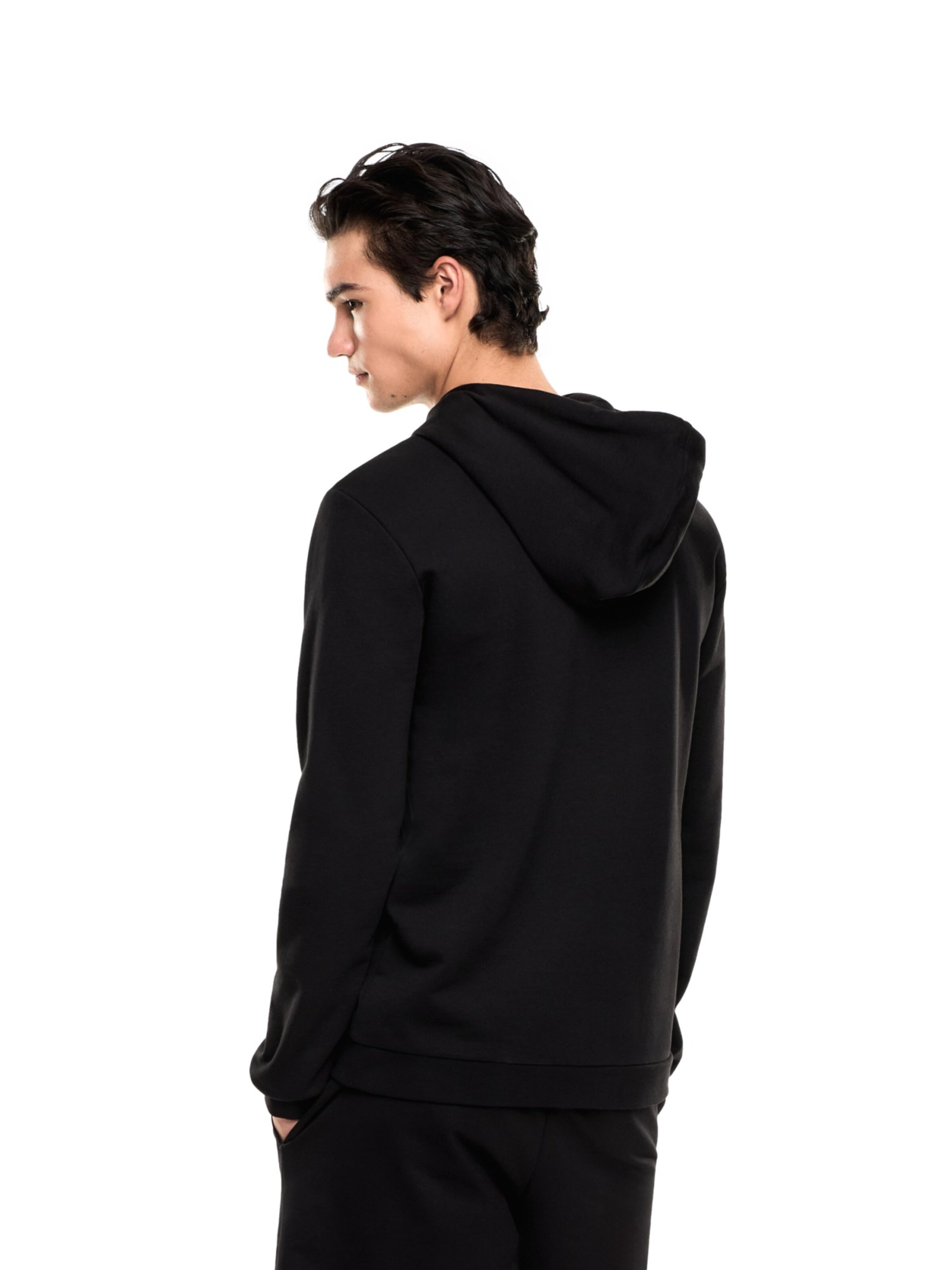 EA7 Emporio Armani Trui in Zwart