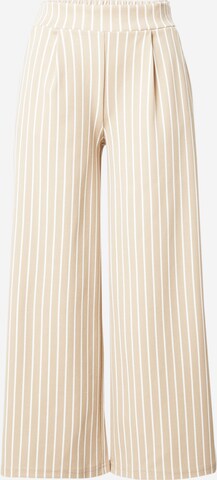 ICHI Zvonové kalhoty Kalhoty se sklady v pase 'KATE' – oranžová: přední strana
