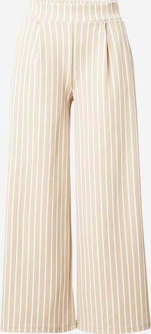 ICHI רגל רחבה מכנסים קפלים 'KATE' בכתום: מלפנים