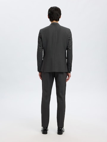 SELECTED Slim fit Business-colbert in Grijs