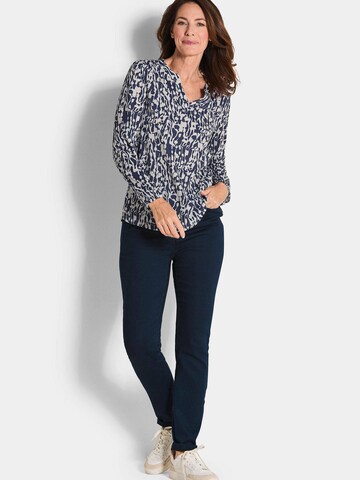 Goldner Blouse in Blauw