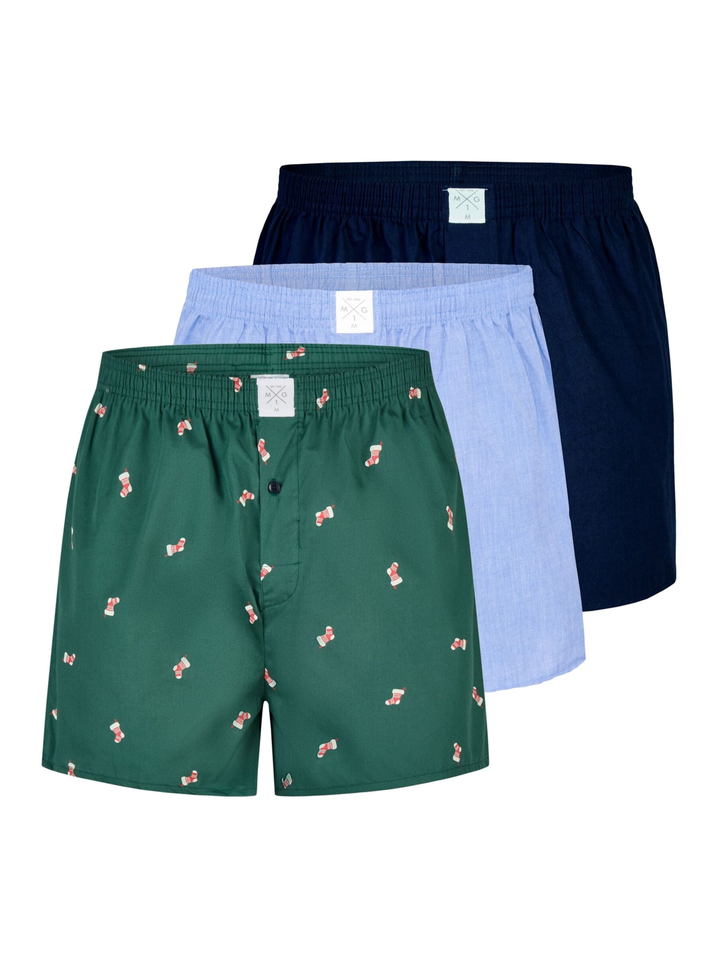 MG-1 Boxershorts 'MG-1' in Mischfarben: Vorderseite