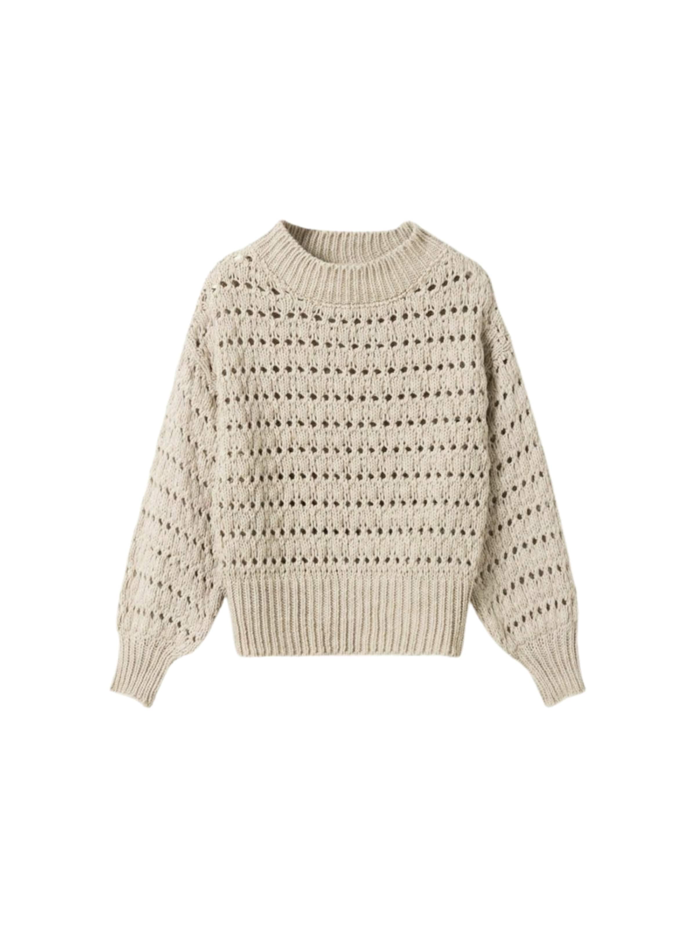 Pull-over ' Loranne ' Noella en beige : devant