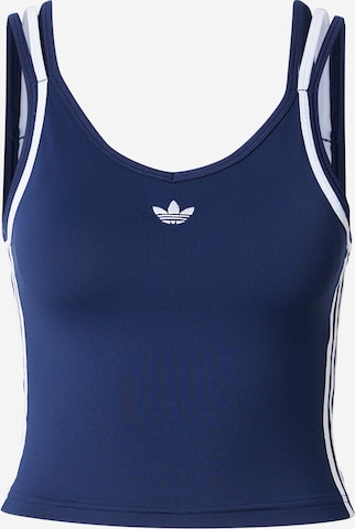 mėlyna ADIDAS ORIGINALS Palaidinė be rankovių 'VINTAGE': priekis