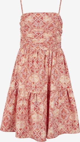 Apricot Jurk in Oranje: voorkant