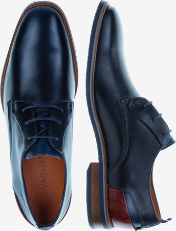 VANLIER Lace-Up Shoes 'Amalfi' in Blue