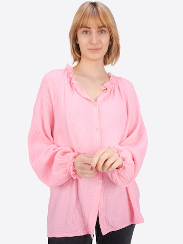 Chemisier 'Emma' Seasons of April en rose : devant