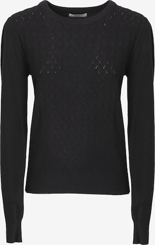 Influencer Sweater in Black: front