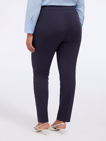 Regular Pantalon Fiorella Rubino en bleu