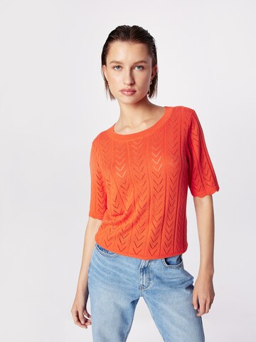 VILA Pullover 'Shelley' in Orange: predná strana