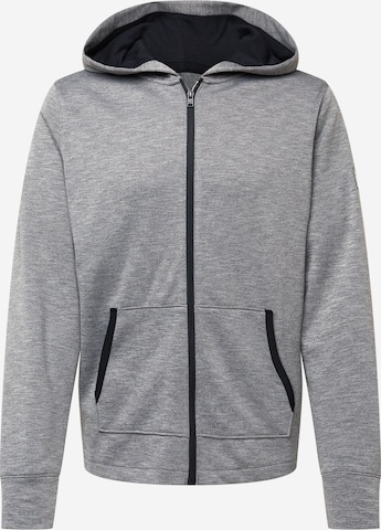 Veste de survêtement HOLLISTER en gris : devant