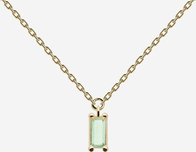 P D PAOLA Charm-Kette 'Apple-Asana-Goldhalskette' in gold, Produktansicht