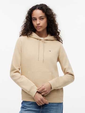 Tommy Jeans Sweatshirt in Beige: voorkant