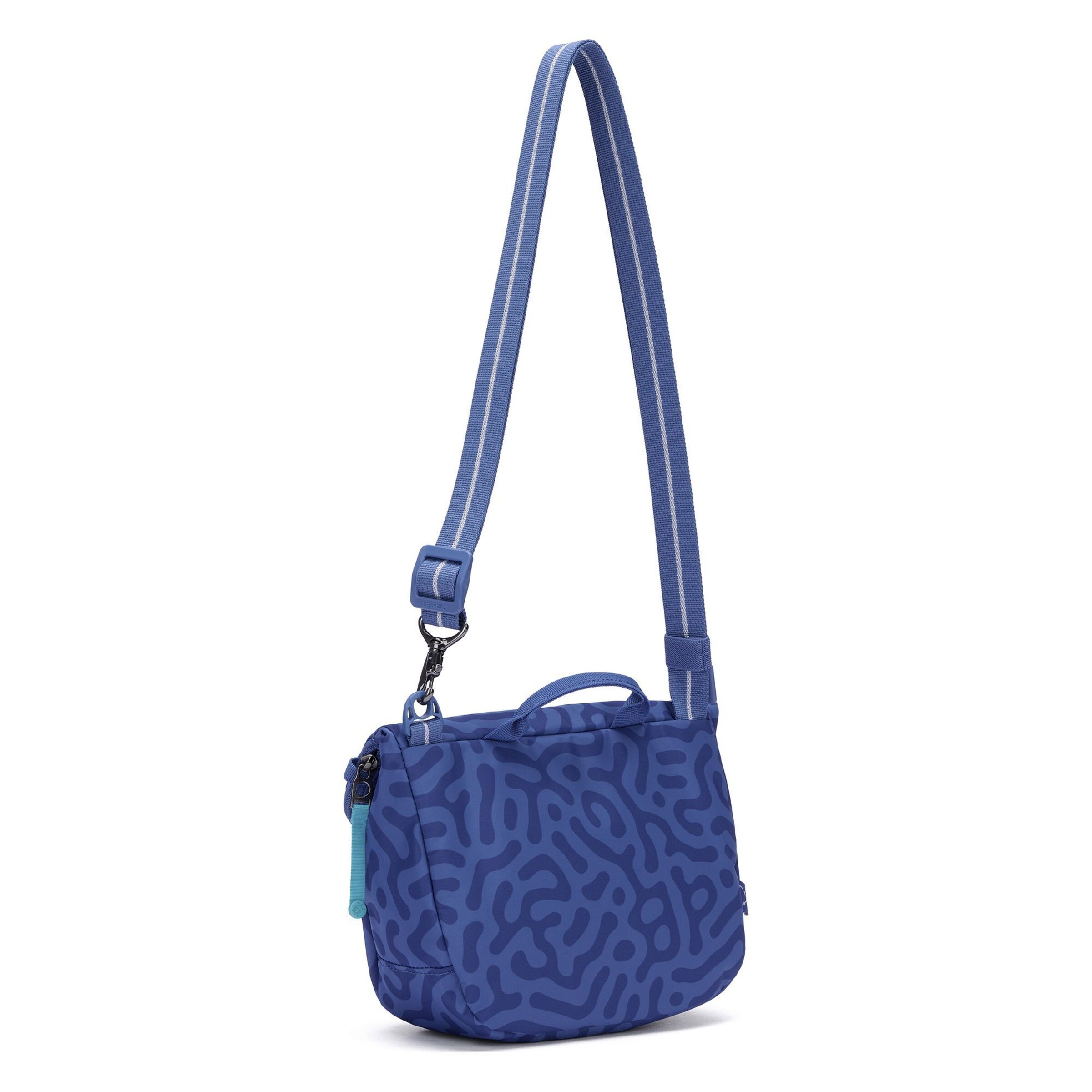 Borsa a tracolla di Pacsafe in blu