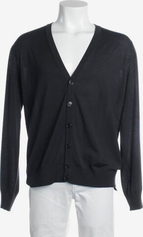 GIORGIO ARMANI Sweater & Cardigan in XXL in Black: front