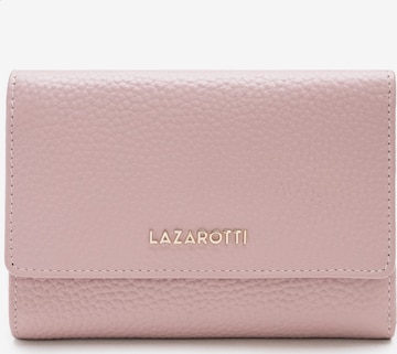 Lazarotti Wallet 'Bologna' in Pink: front