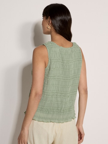 Chemisier ' ' Apricot en vert