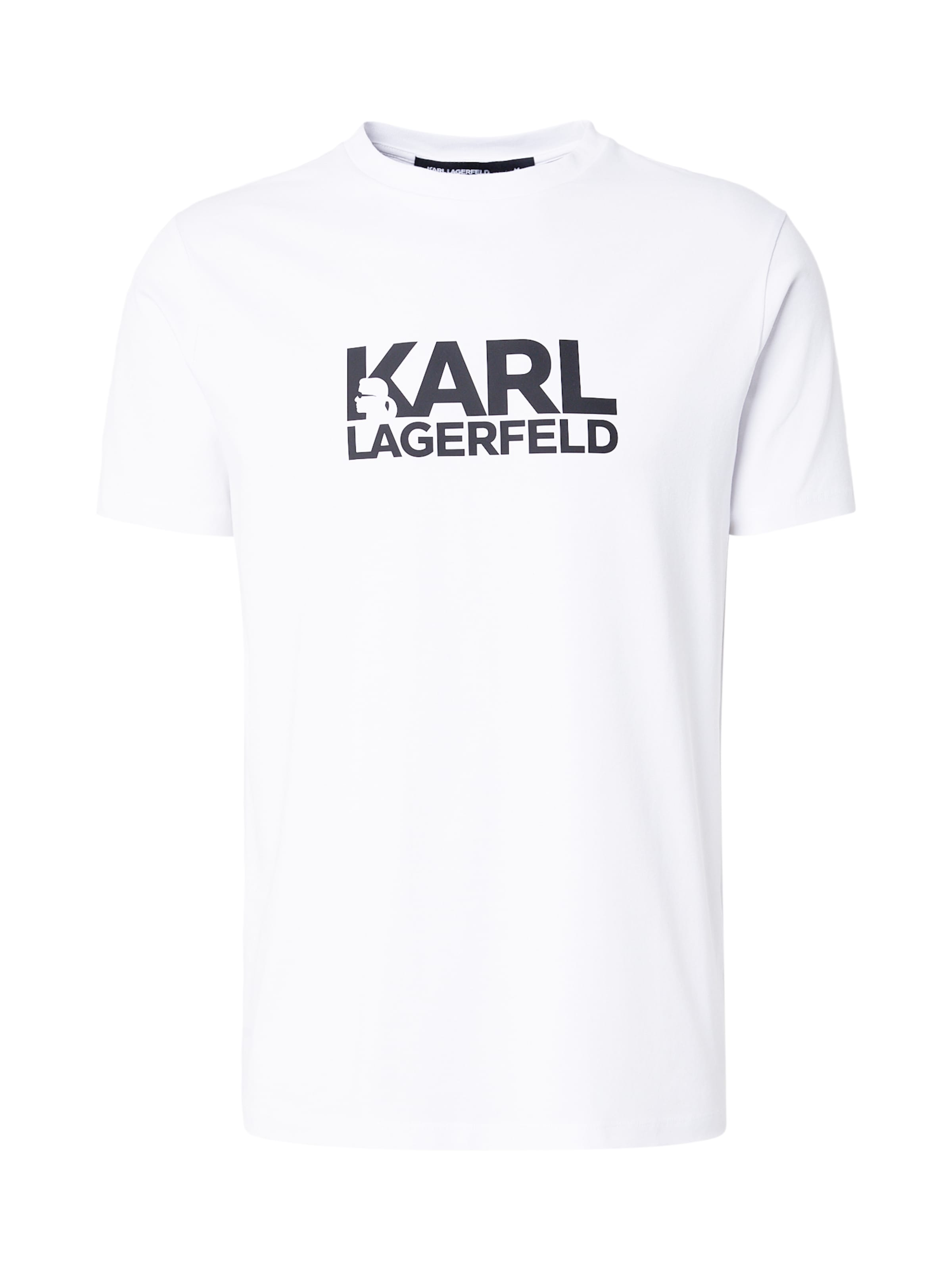 T-Shirt Karl Lagerfeld en blanc : devant