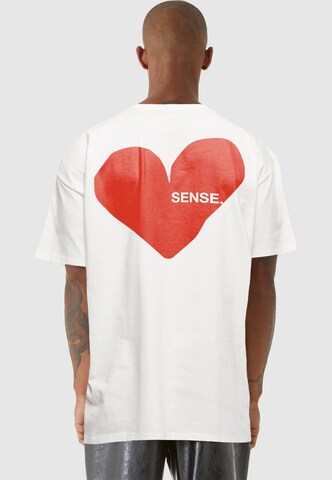 T-Shirt 9N1M SENSE en beige : devant