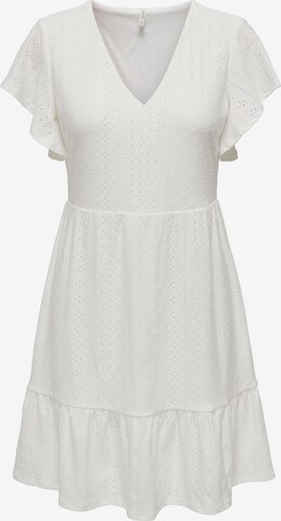 Robe 'Sandra' ONLY en blanc : devant