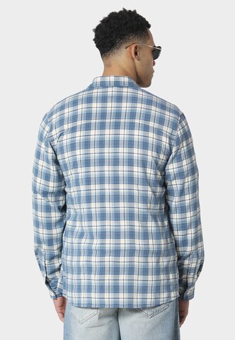 883Police Regular Fit Hemd 'Ellake' in Blau