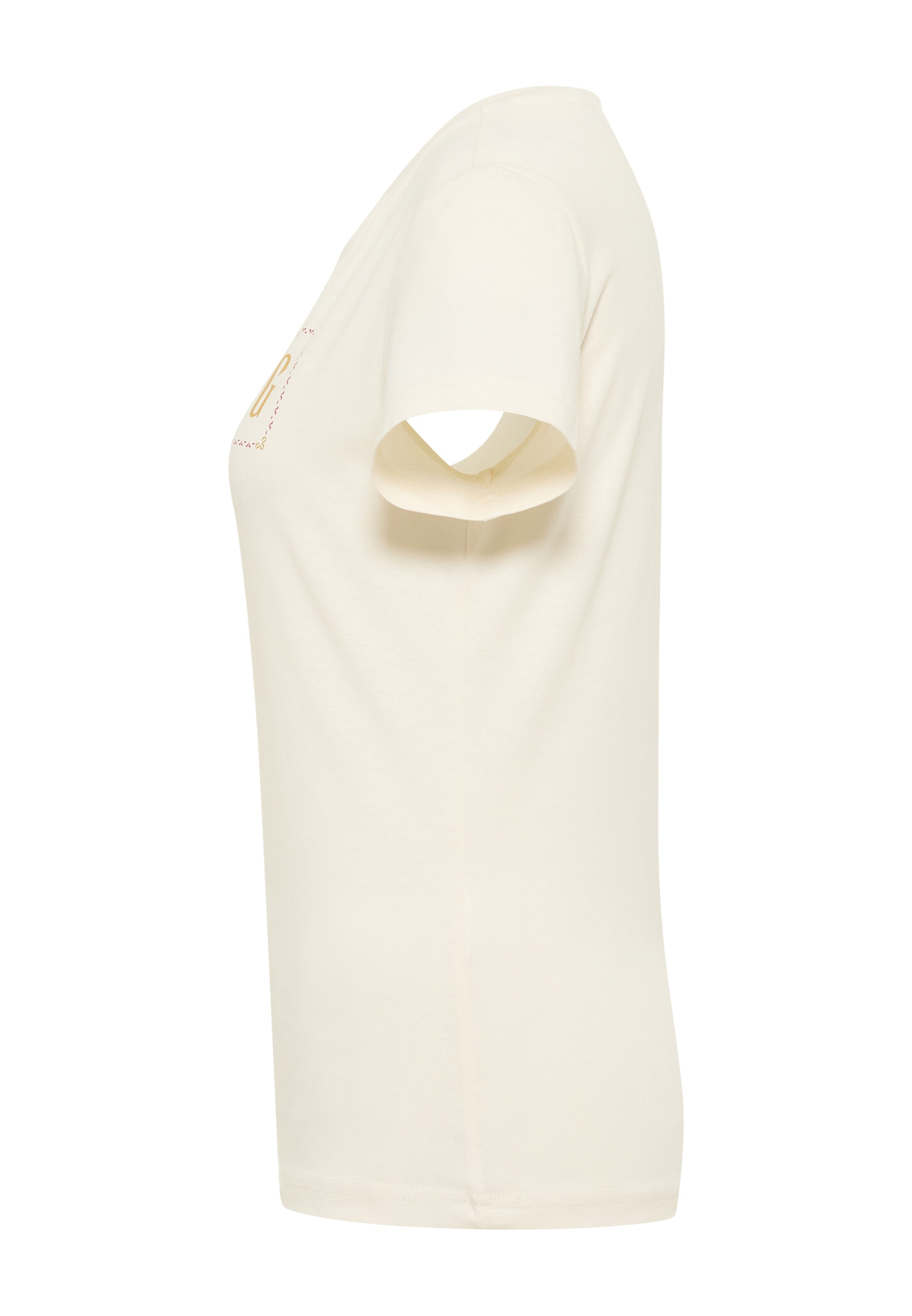 MUSTANG T-Shirt 'Style Loa' in Beige