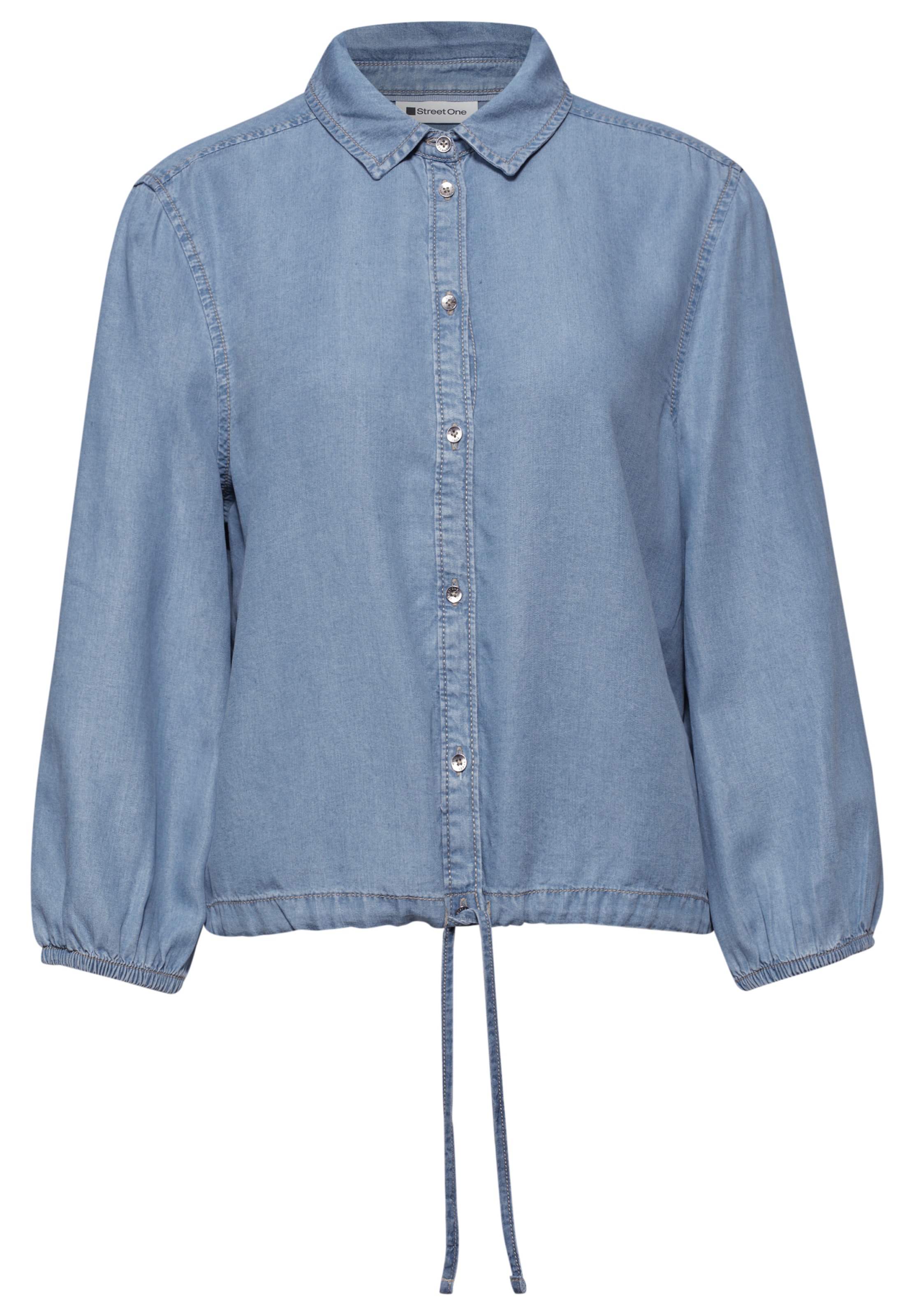 STREET ONE Bluse in hellblau, Produktansicht