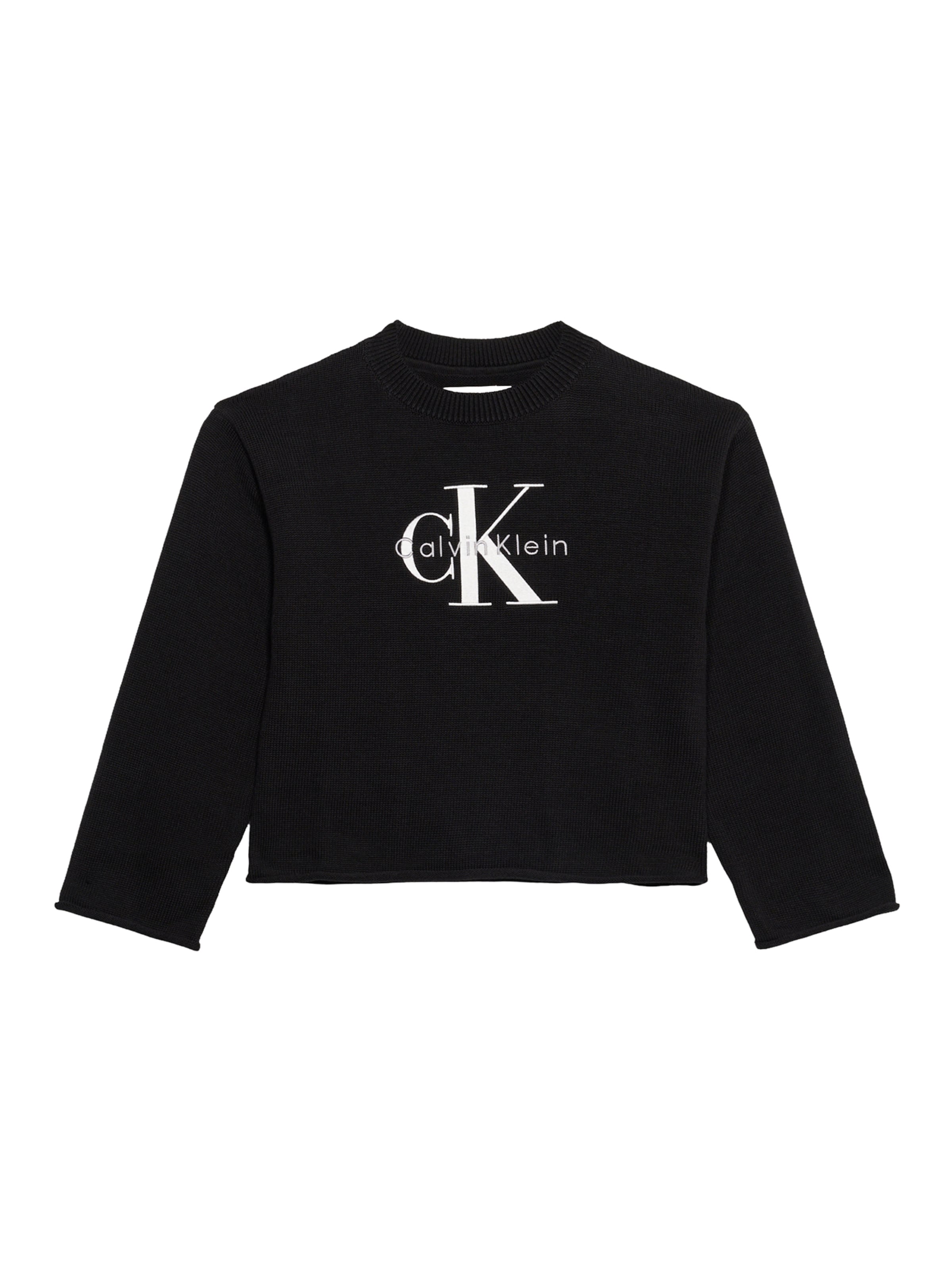 Calvin Klein Jeans Tröja i svart: framsida
