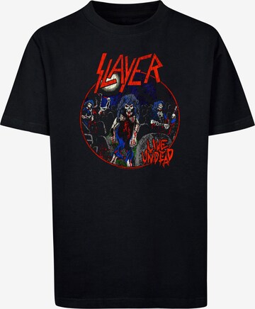 T-Shirt 'Slayer - Live Undead' Merchcode en noir : devant