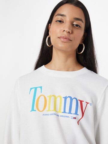 Tommy Jeans Sweatshirt in Weiß