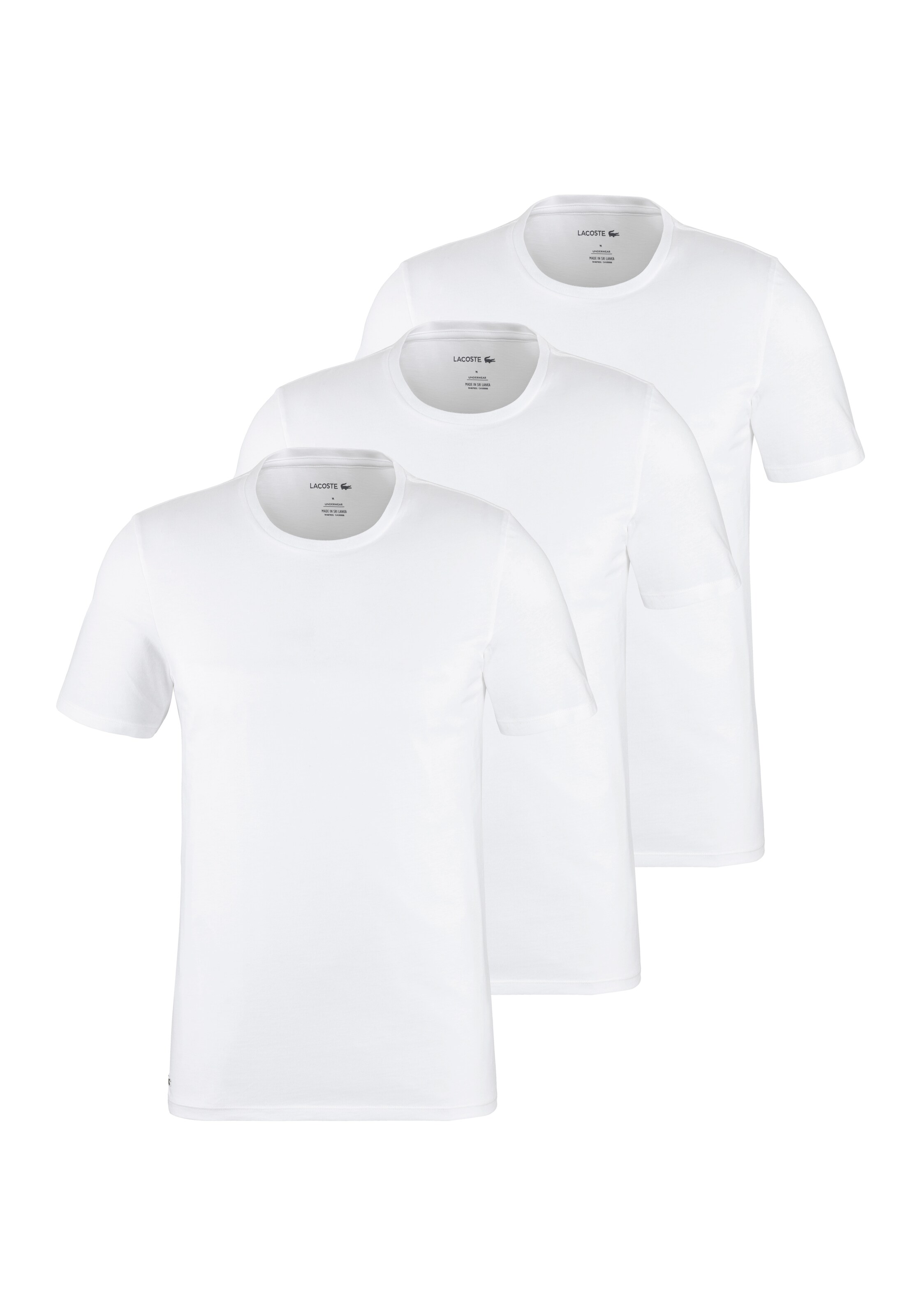 Maglietta di LACOSTE in bianco: frontale