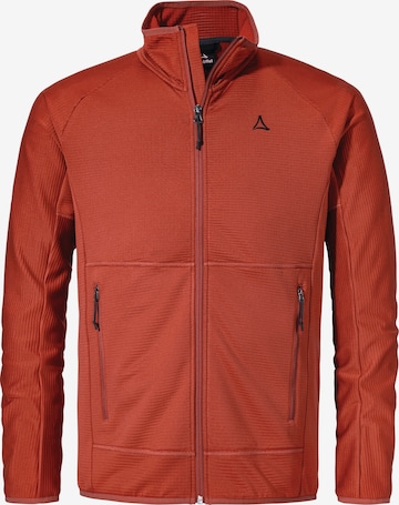 Veste en polaire fonctionnelle 'Cascata' Schöffel en rouge : devant
