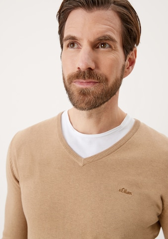 s.Oliver Pullover in Braun