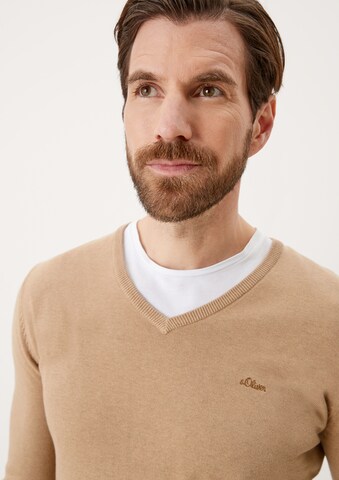 s.Oliver Sweater in Brown