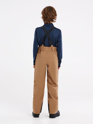 PROTEST Regular Workout Pants 'BORK JR' in Brown