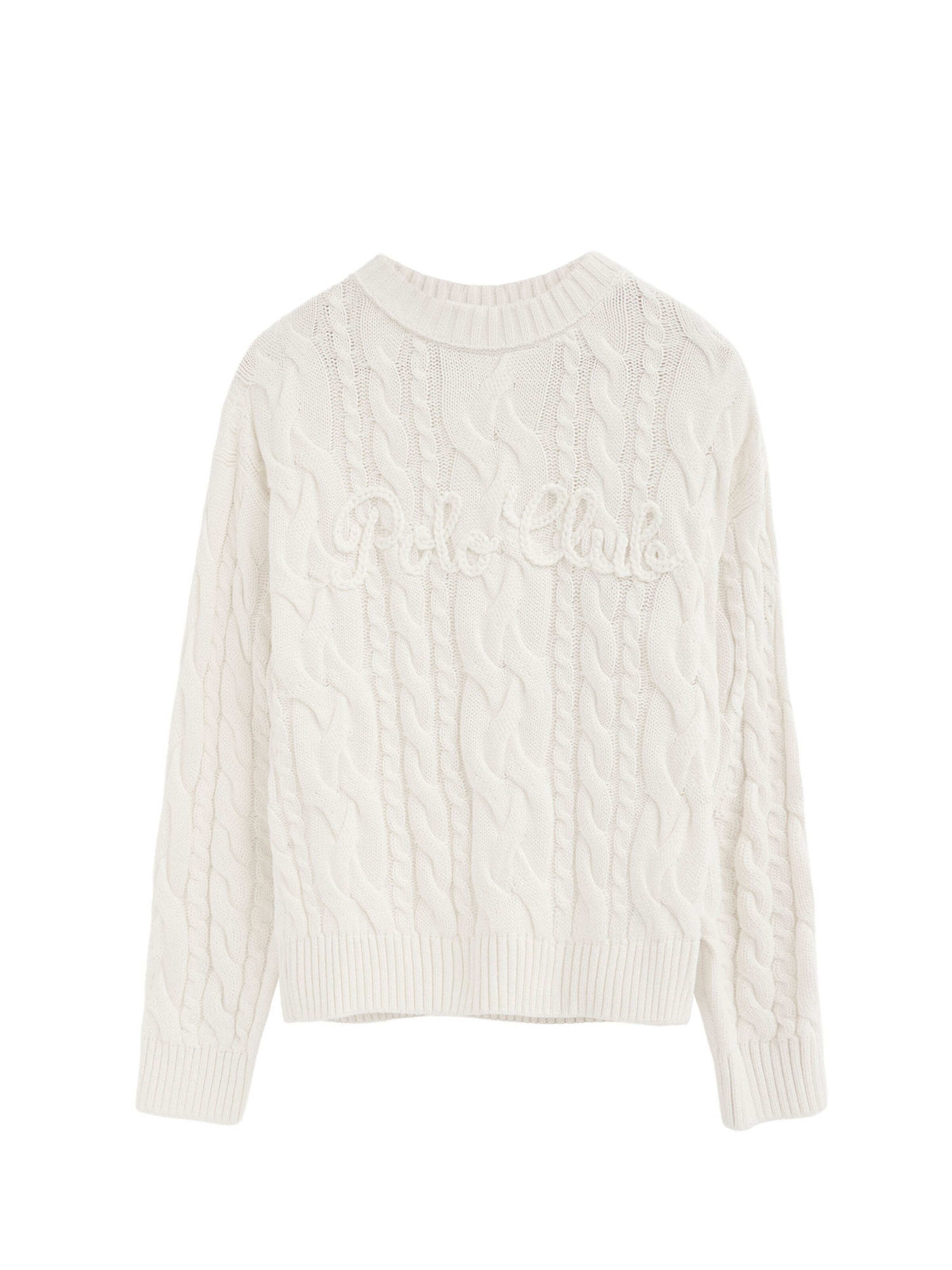 Polo Club Pullover in Beige: Vorderseite