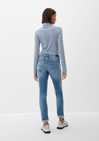 Coupe slim Jean 'Catie' QS en bleu